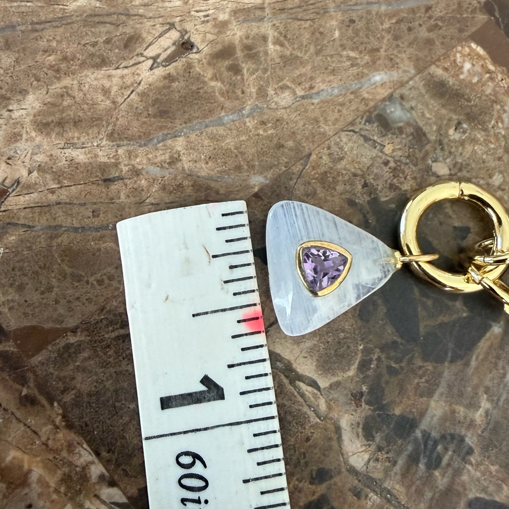 Flower Amethyst Necklace - Picture 5 of 7